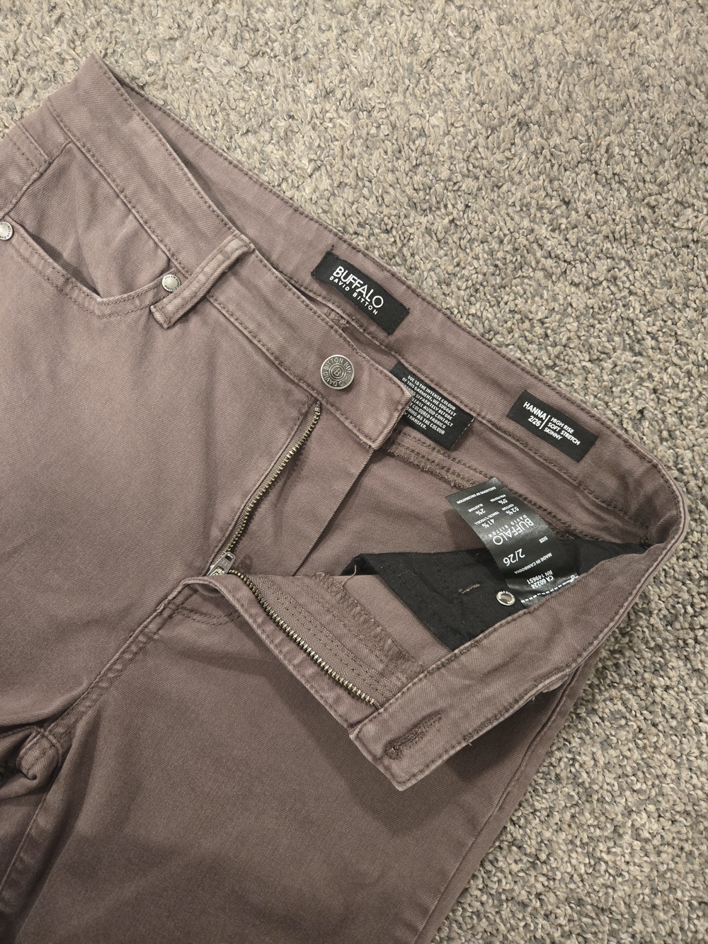 Buffalo David Bitton Women’s Skinny Jeans - Mauve Taupe